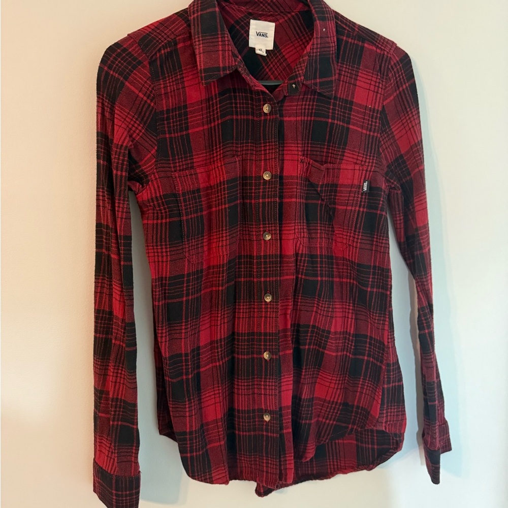 Vans Red Plaid flannel